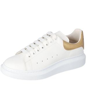 McQueen Calfskin Leather Larry Sneaker, Never Worn (Authentic Pre-Loved) - White