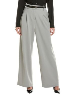Halston Belted Trouser - Gray