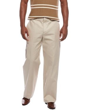 Valentino Solid Trouser - Natural