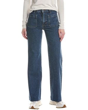 FRAME Frame The Refined Saturn Wide Leg Jean - Blue