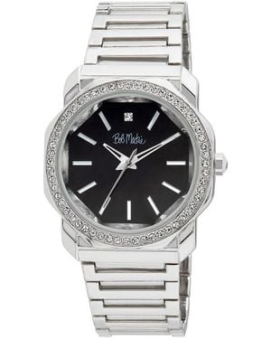 Bob Mackie Diamond Watch - Gray