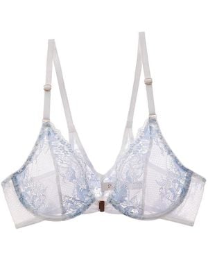 Skarlett Blue Flaunt Front Close Underwire - White