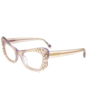 Linda Farrow Agent Provocateur By Ap56 51mm Optical Frames - White