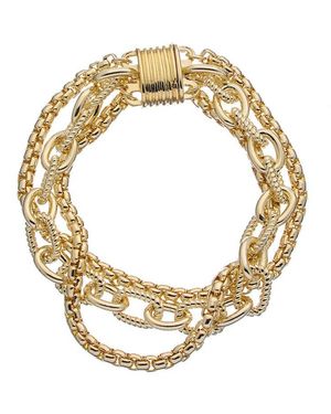 Juvell 18k Plated Link Bracelet - Metallic