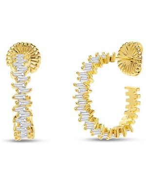 Bruno Magli Plated Earrings - Metallic
