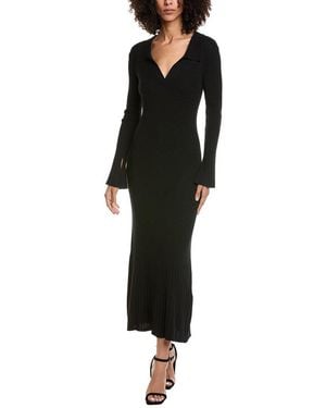 JLuxe Wool-Blend Sweaterdress - Black