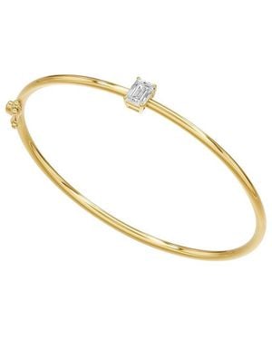 Lab Grown Diamonds 18K Over 1.00 Ct. Tw. Lab-Grown Diamond Bracelet - Metallic
