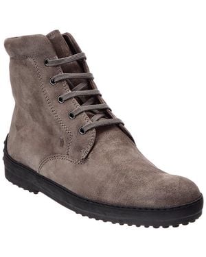 Tod's Suede Boot - Brown