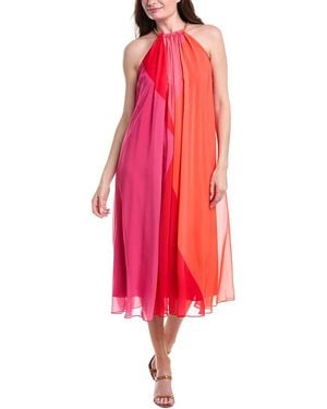 cord dress Color Block Pleated Long Sleeve Dress – Jolie Vaughan Boutique main image 1