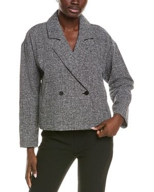 Eileen Fisher Petite Short Blazer - Grey