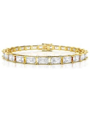 Amairah 14K 15.00 Ct. Tw. Lab-Grown Diamond Tennis Bracelet - Metallic