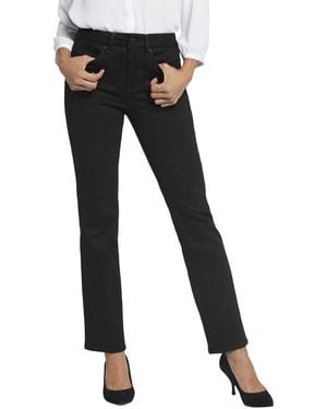NYDJ Ellison Straight Leg Jean - Black