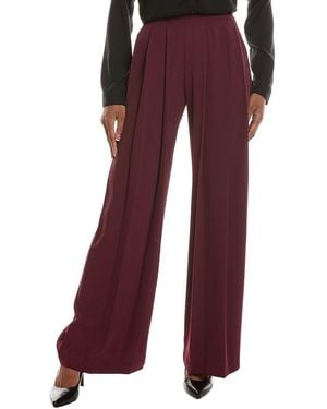 L'Agence Nova Pleated Pant - Red