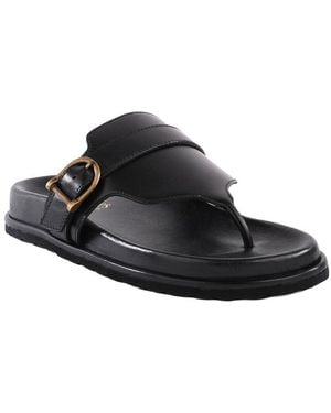 Seychelles Santa Cruz Leather Slide - Black