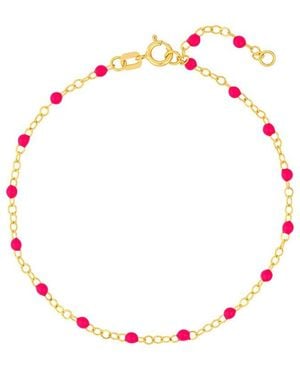 HAWLEY ST 14K Piatto Bracelet - Pink