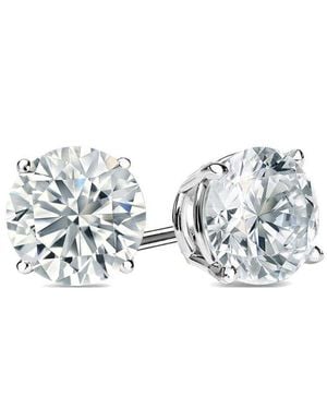 Suzy Levian CZ Jewelry Suzy Levian Silver Cz Studs - Metallic