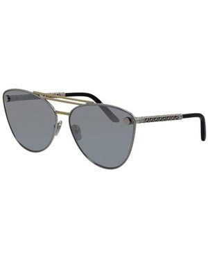 Versace 64Mm Sunglasses - Grey