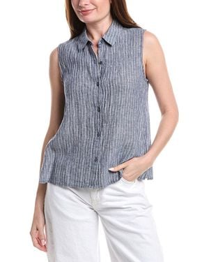 Eileen Fisher Linen Shirt - Blue