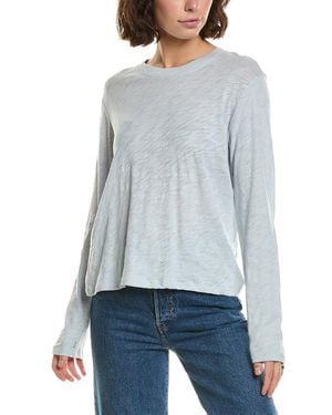ATM V-Neck Slub T-Shirt - Blue