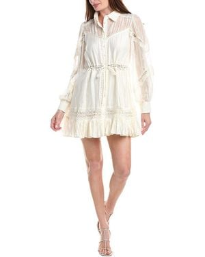 En Saison Alannah Mini Dress - White