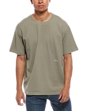 FRAME Jacquard Relaxed T-Shirt - Grey