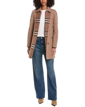 Burberry Dnu Pack Tything Quilted Jacket - Blue