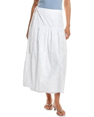 Lilly Pulitzer Corina Midi Wrap Skirt - White