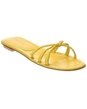 Prada Leather Sandal Leather Sandal - Yellow