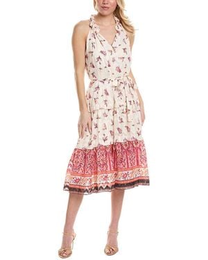 Kobi Halperin Johnson Halter Midi Dress - Red