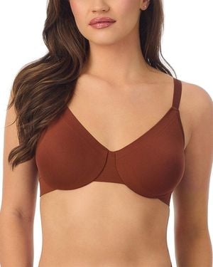 Le Mystere Seamless Comfort Unlined Bra - Brown