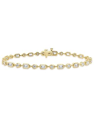 Sabrina Designs 14K 3.07 Ct. Tw. Diamond Stackable Bracelet - White