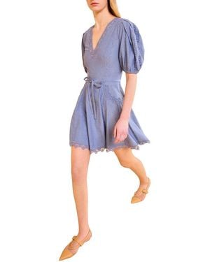Ulla Johnson Camila Mini Dress - Blue
