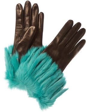 Portolano Leather Gloves - Green