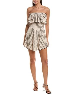Vintage Havana Novelty Knit Skort Dress - White