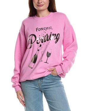 Project Social T Forecast Pouring Foil Sweatshirt - Pink