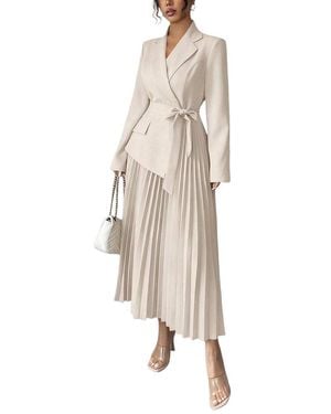 XIRELLI Solid Maxi Dress - Natural