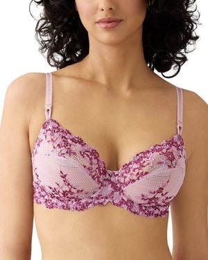 Wacoal Embrace Lace Underwire Bra - Purple