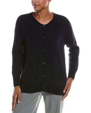 Eileen Fisher Crew Neck Cardigan - Black