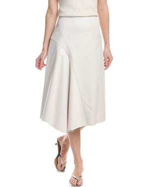 Brunello Cucinelli A-Line Skirt - Natural