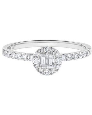 H.J. Namdar 14K 0.50 Ct. Tw. Diamond Halo Ring - White