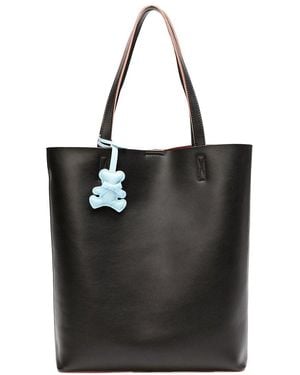 Tiffany & Fred Paris Smooth Leather Tote - Black