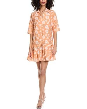 Amanda Uprichard Bryce Shift Dress - Orange
