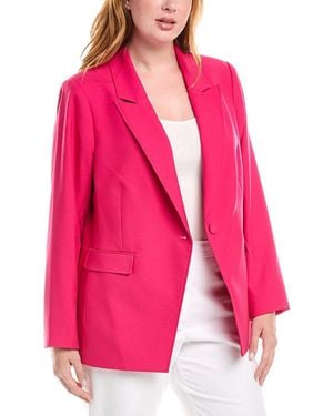 Tahari Plus Blazer - Pink