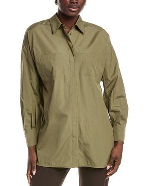 Max Mara Studio Odino Button Shirt - Green