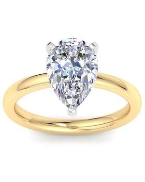 SuperJeweler 14K 3.00 Ct. Tw. Lab-Grown Diamond Ring - White