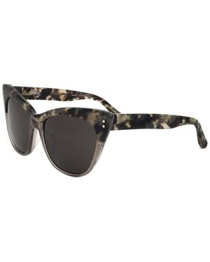 Linda Farrow Edm22 56Mm Sunglasses - Black
