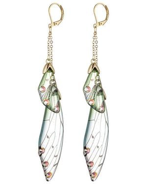 Eye Candy LA Fair Dangle Earrings - White