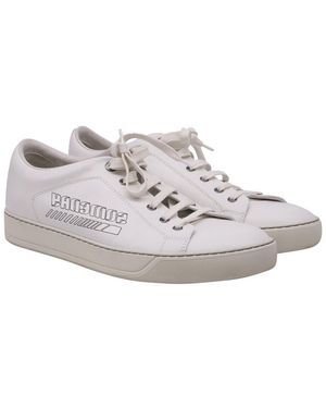 Lanvin Leather Logo Trainer (Authentic Pre-Loved) - White