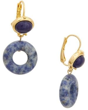 Kenneth Jay Lane Dangle Earrings - Blue