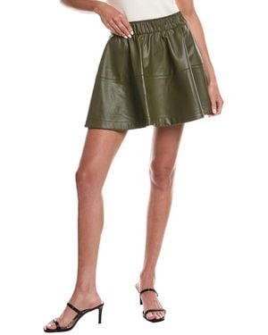 Laundry by Shelli Segal Pull-On Skater Skirt - Green